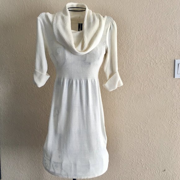 TakeOut Off the Shoulder Sweater Dress (MM) - Picture 8 of 12